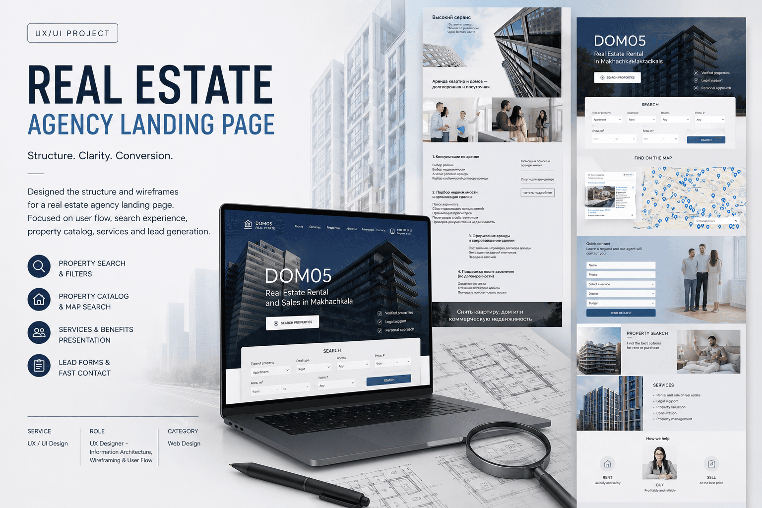 Real Estate Agency Landing Page