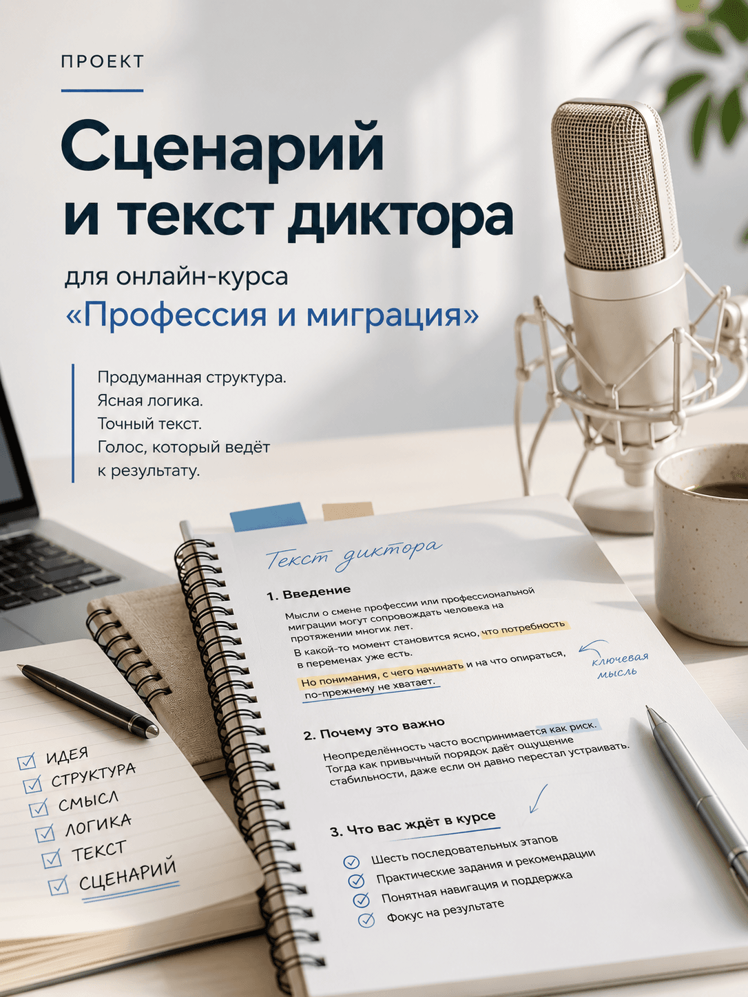 Video Script for "Profession: Migration" Course