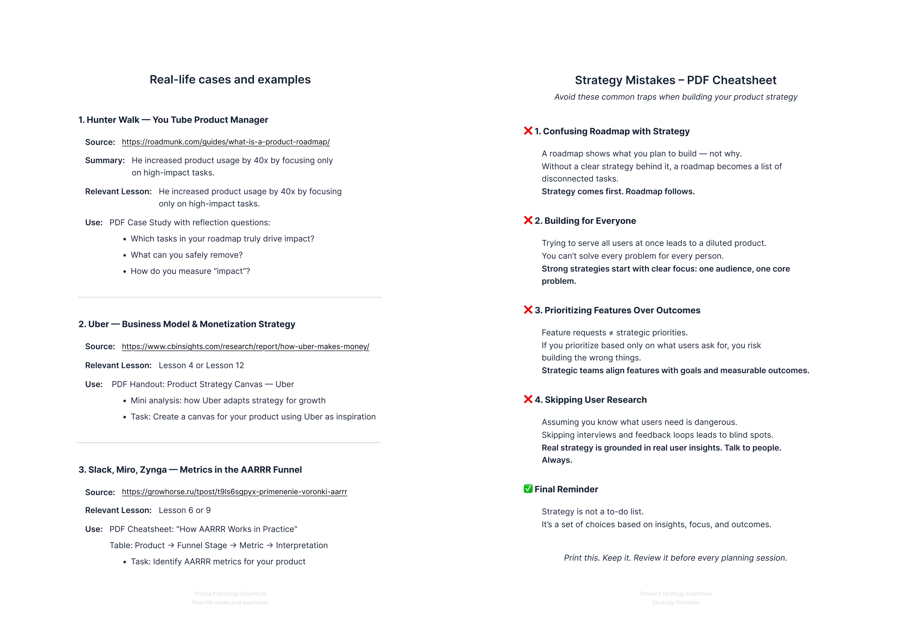product-strategy personas