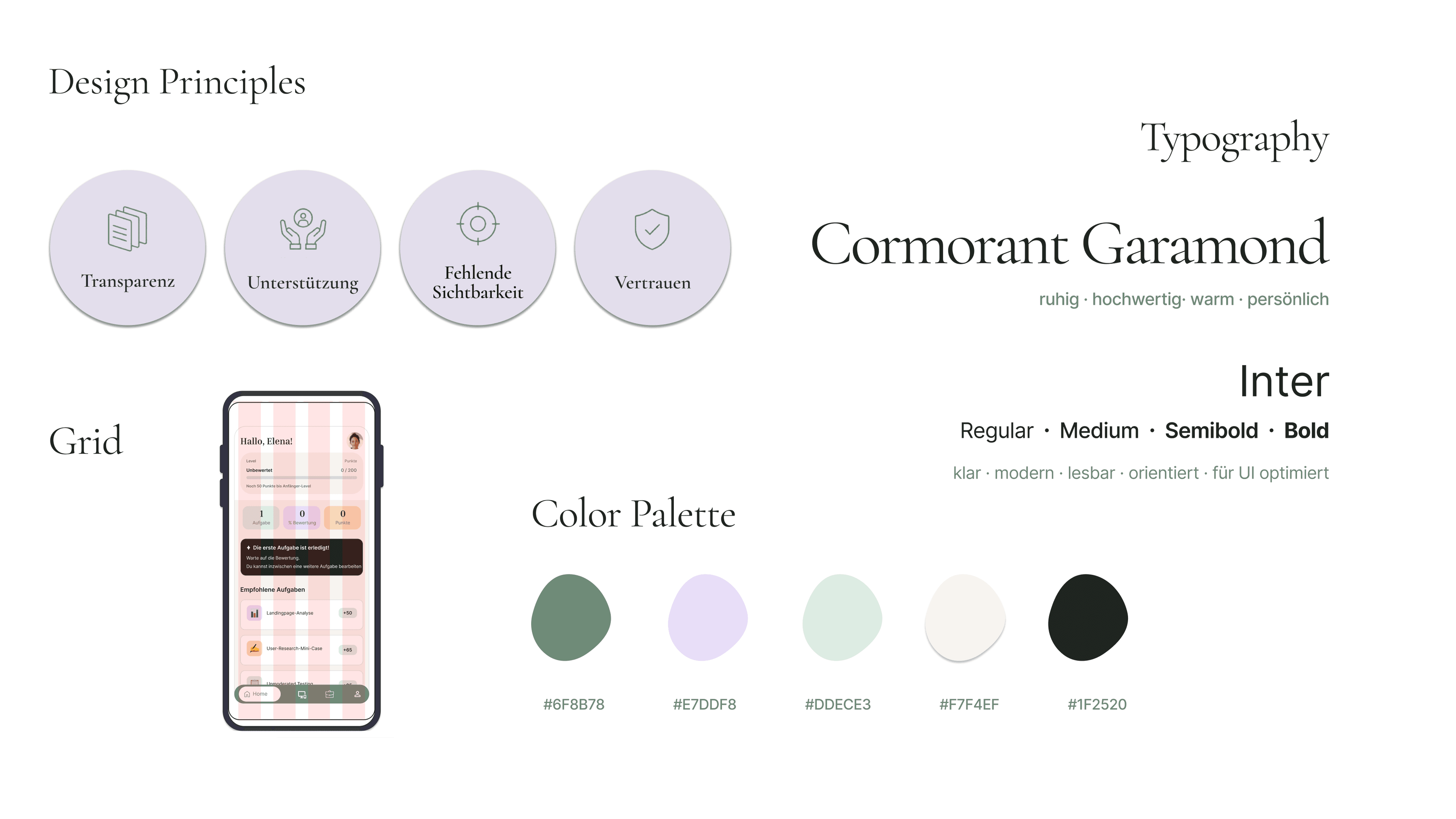 StartLance design system and visual foundation